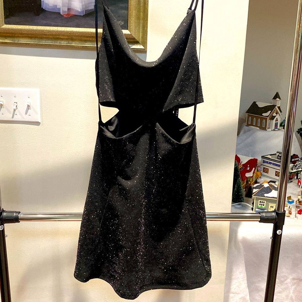 Miss Behave girls black party dress, 17